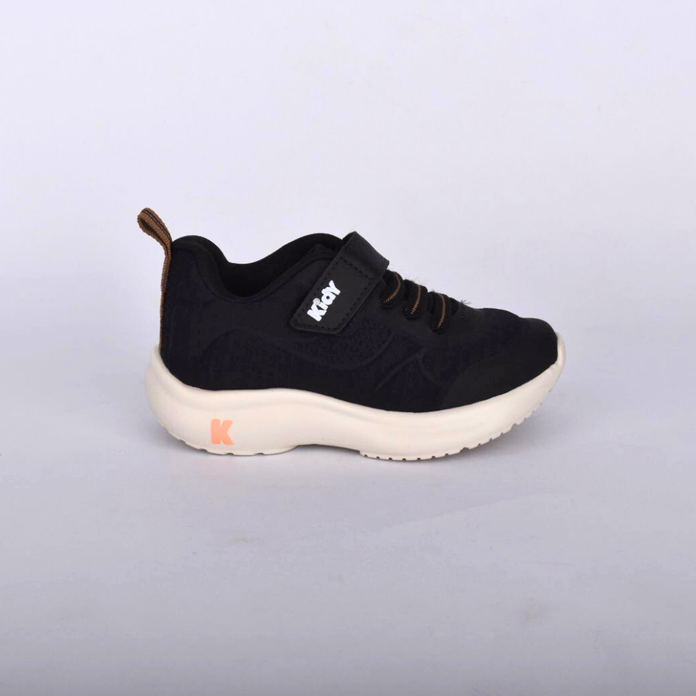 Tenis Infantil Menino Kidy Nuvem Calce Facil Leve Respitec Confortavel Flexivel Anatomico Escolar Preto 3