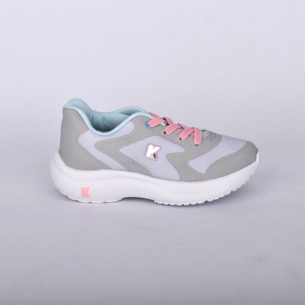 Tenis Kidy Nuvem Cinza e Rosa