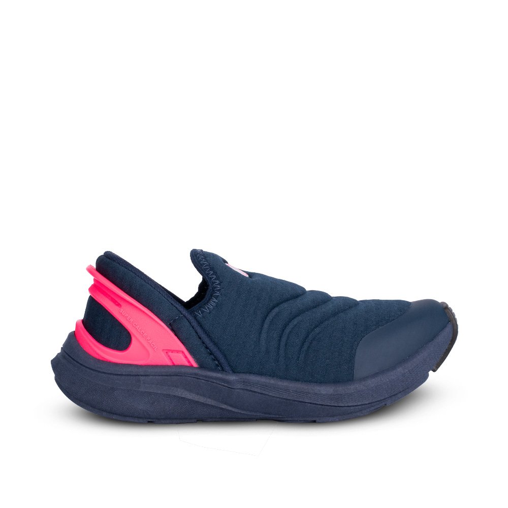 Tenis Infantil Menina K360 Energy Marinho Calce Facil Anatomico Conforto Escolar