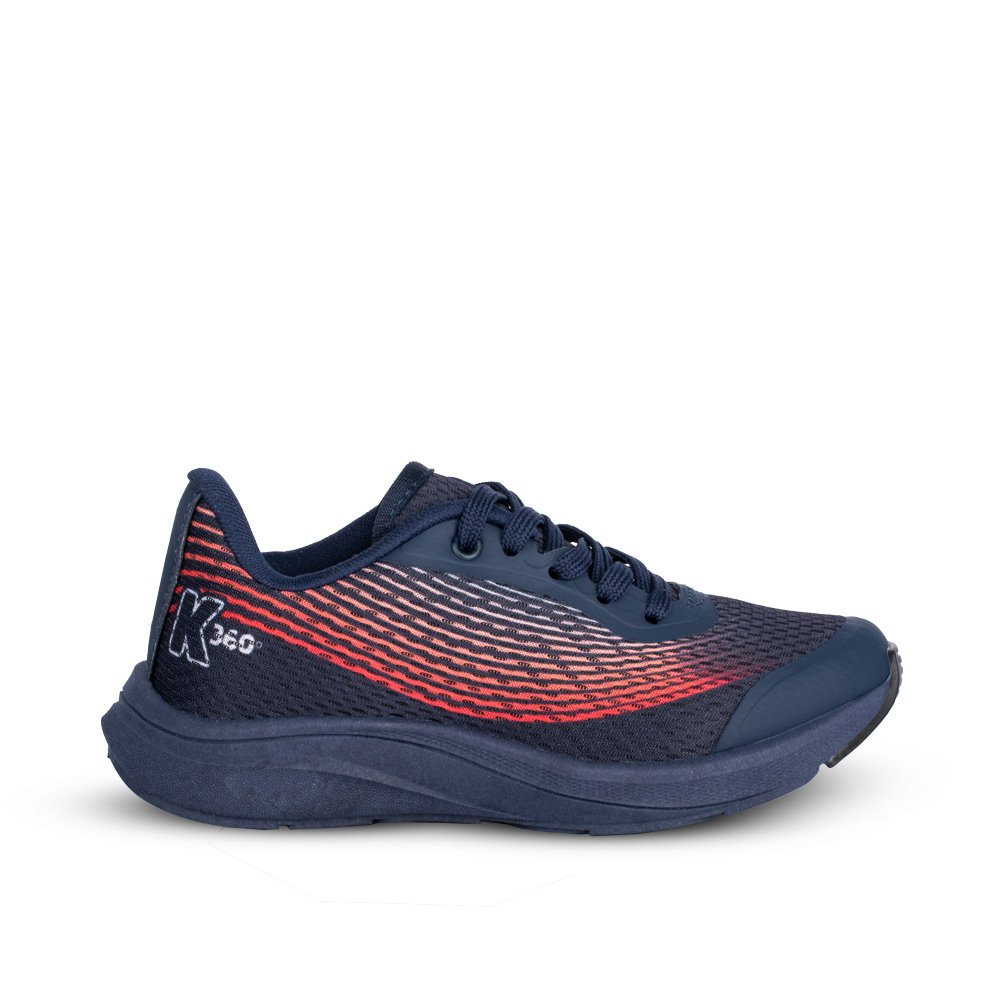 Tenis Infantil Menino Kidy K360 Energy Marinho Confortavel Escolar Macio Anatomico Azul Marinho 2