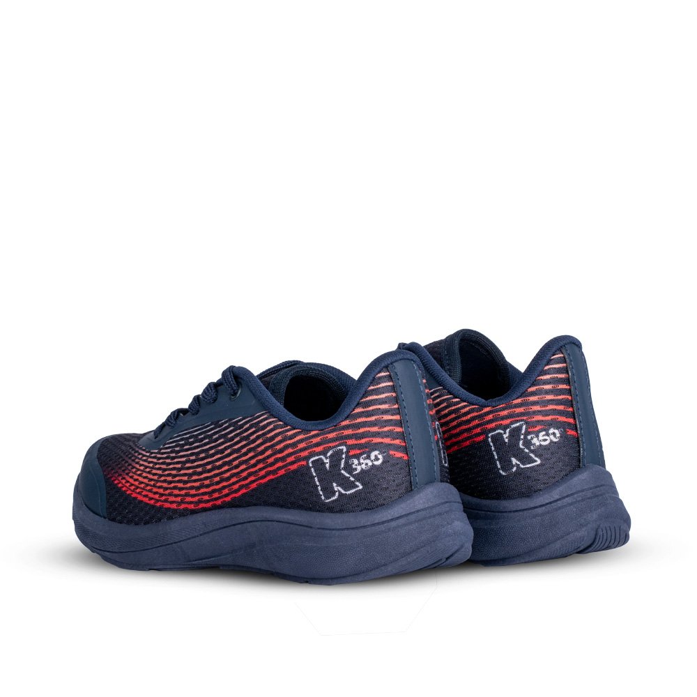 Tenis Infantil Menino Kidy K360 Energy Marinho Confortavel Escolar Macio Anatomico Azul Marinho 3