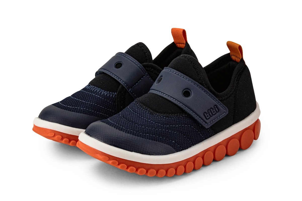 Tênis Infantil Menino Bibi Roller 2.0 Preto e Laranja Preto/Azul 2