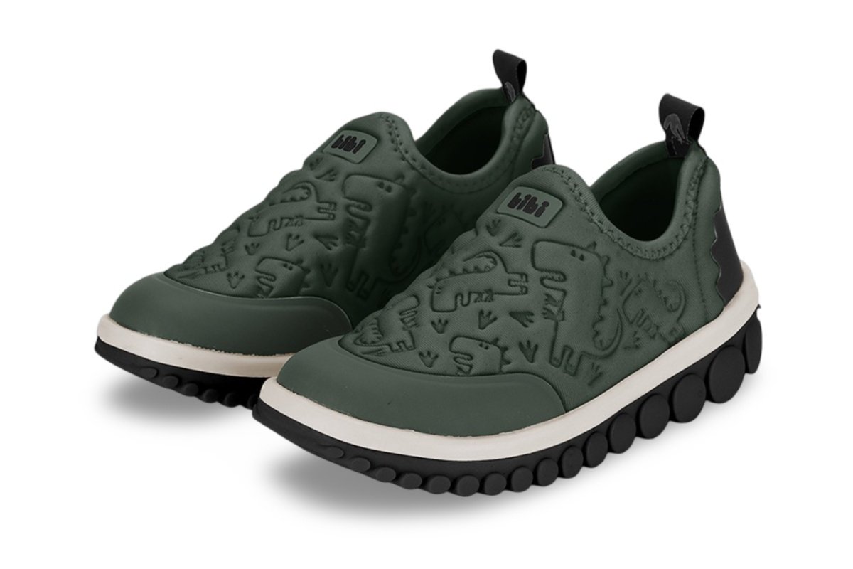 Tênis Infantil Menino Bibi Roller 2.0 Verde Preto Dino Verde 2