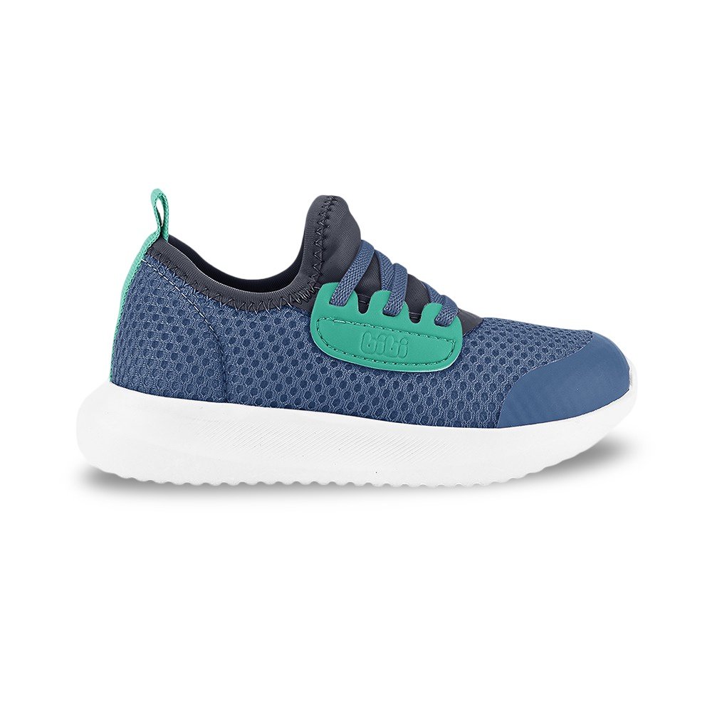 Tênis Infantil Menino Bibi Flash Verde Marinho Azul/Verde 3