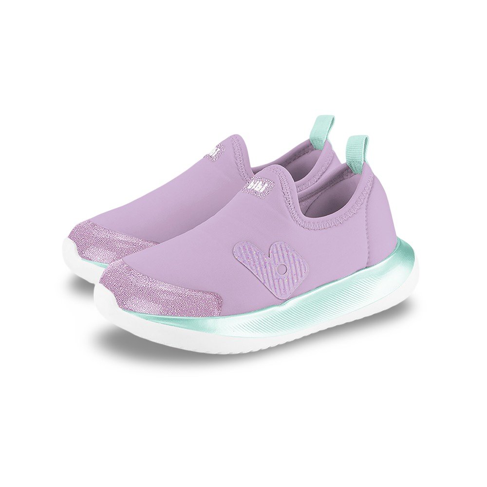 Tênis Infantil Menina Bibi Flash Lilás Verde Lilás/Verde 2