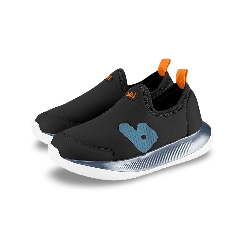 Tênis Infantil Menino Bibi Flash Preto Azul Preto/Azul 2