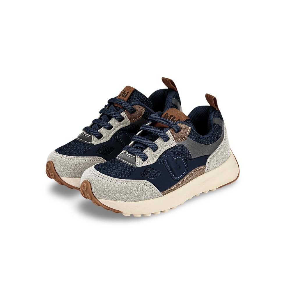 Tênis Infantil Menino Bibi Jogging Marinho Grafite Marinho/Cinza 2