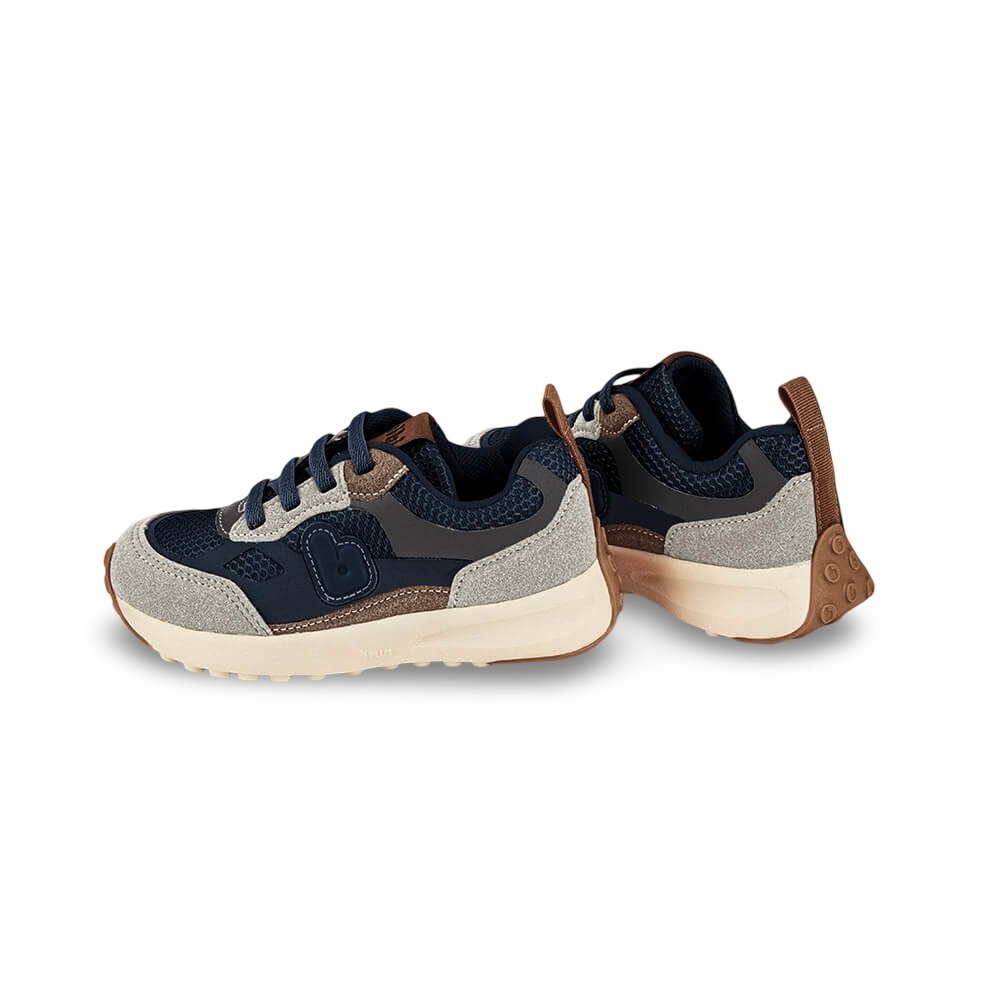 Tênis Infantil Menino Bibi Jogging Marinho Grafite Marinho/Cinza 4