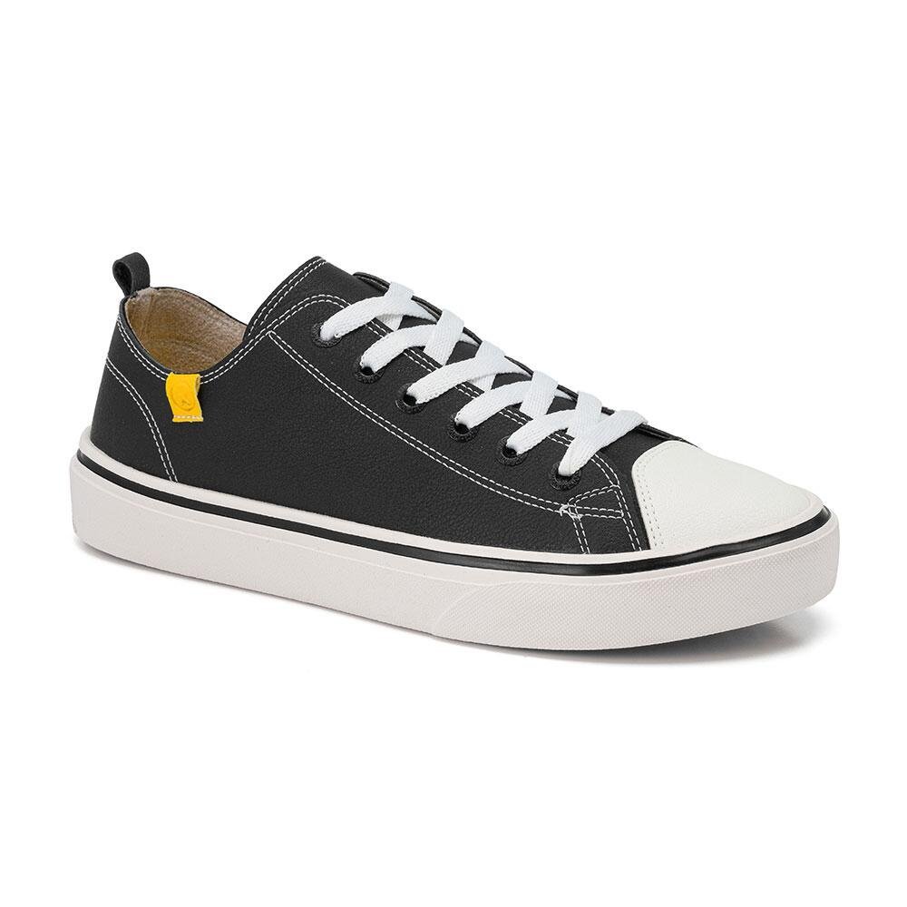 Tênis Infantil Casual Menino Klin Freestyle Mini Preto Amarelo