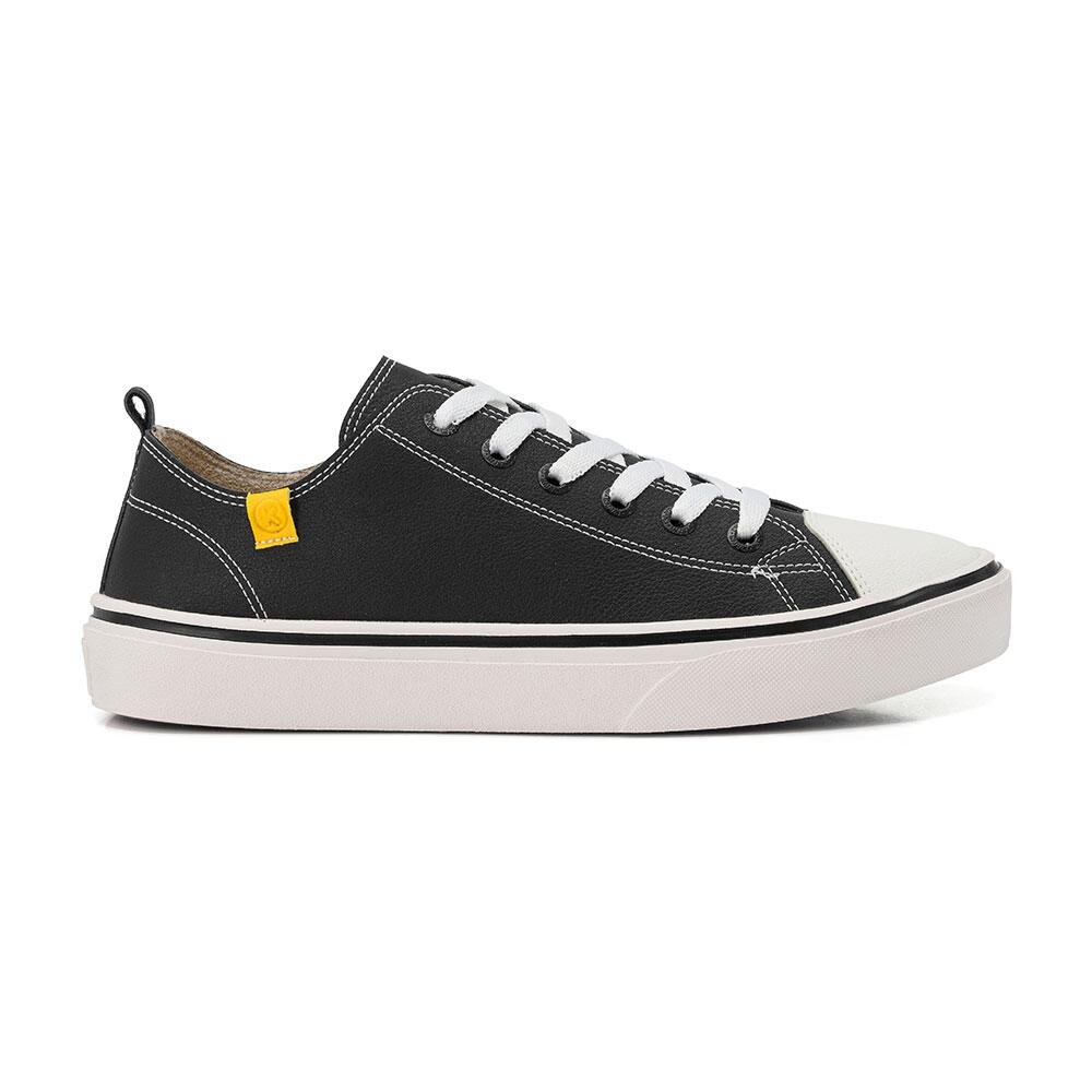 Tênis Infantil Casual Menino Klin Freestyle Mini Preto Amarelo Preto 2