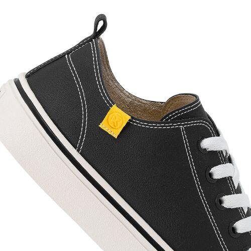 Tênis Infantil Casual Menino Klin Freestyle Mini Preto Amarelo Preto 3