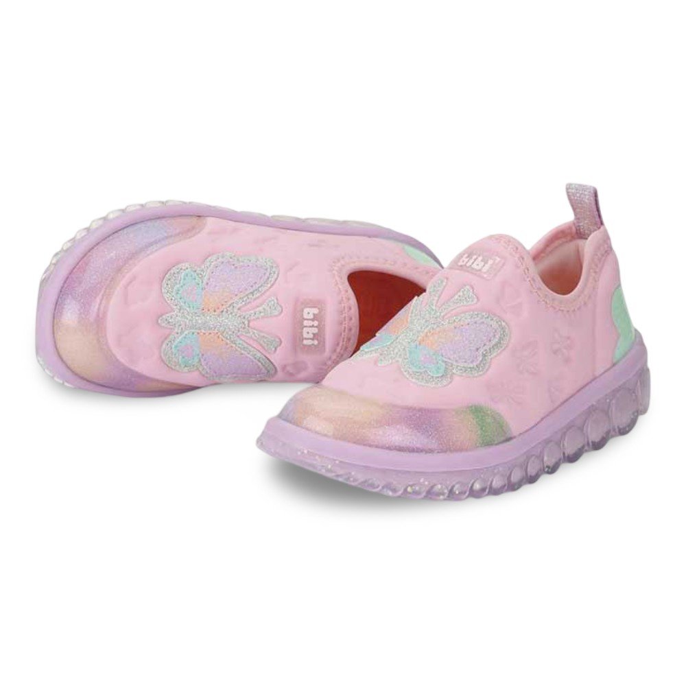 Tênis Infantil Menina Bibi Roller 2.0 Rosa Aplique de Borboleta Rosa 4