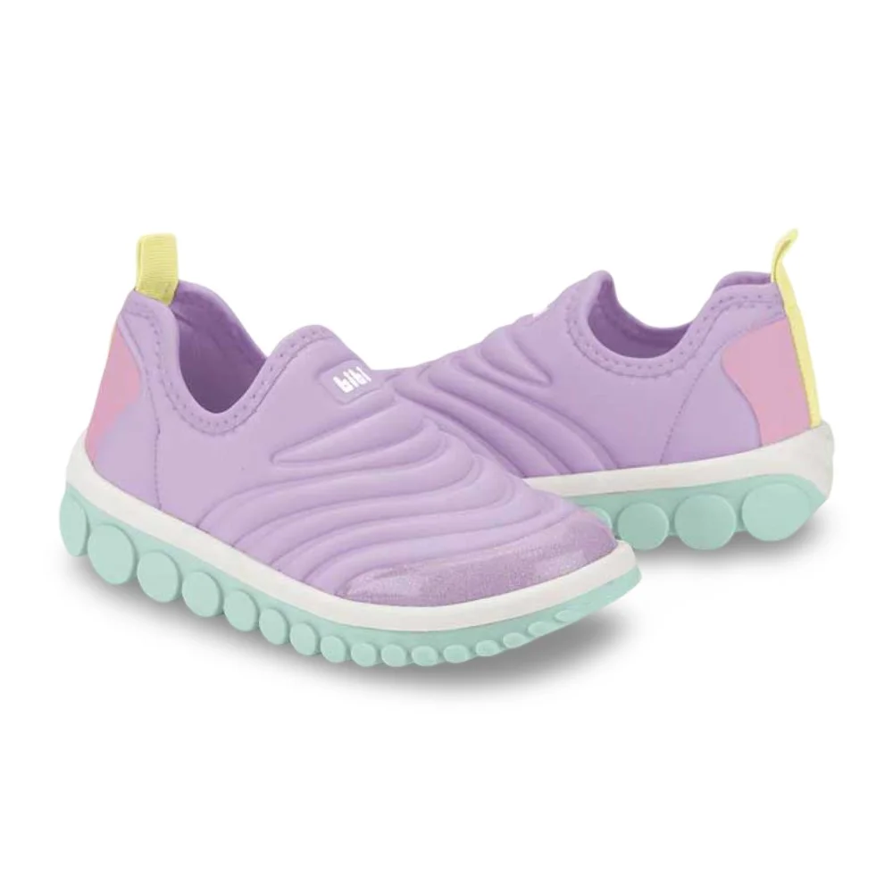 Tênis Infantil Menina Bibi Roller 2.0 Lilás com Verde Lilás 5