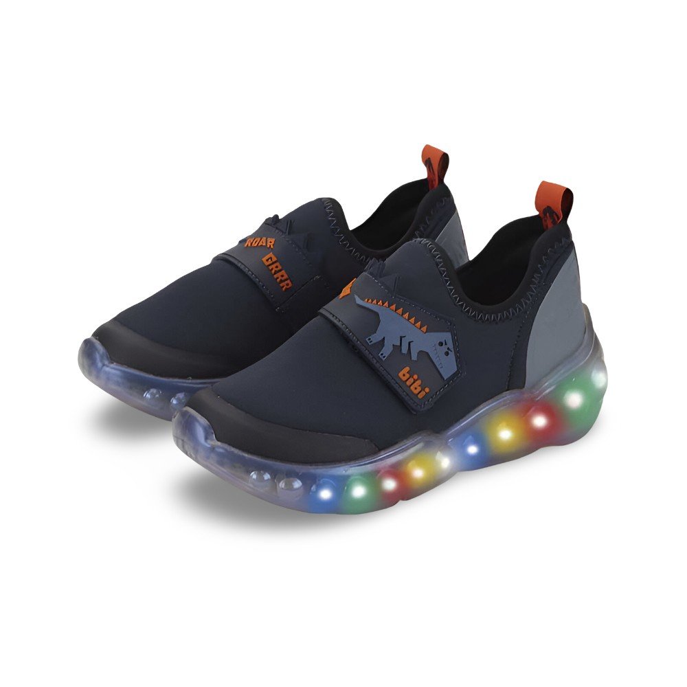 Tênis Infantil Menino Luz Bibi Roller Celebration 3.0 Azul Marinho Dino Azul Marinho 2