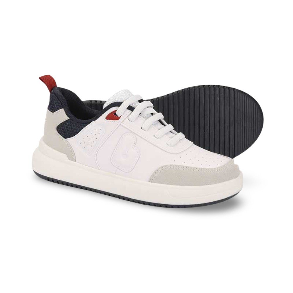 Tênis Infantil Menino Bibi B College Branco Marinho Rubi Branco 3