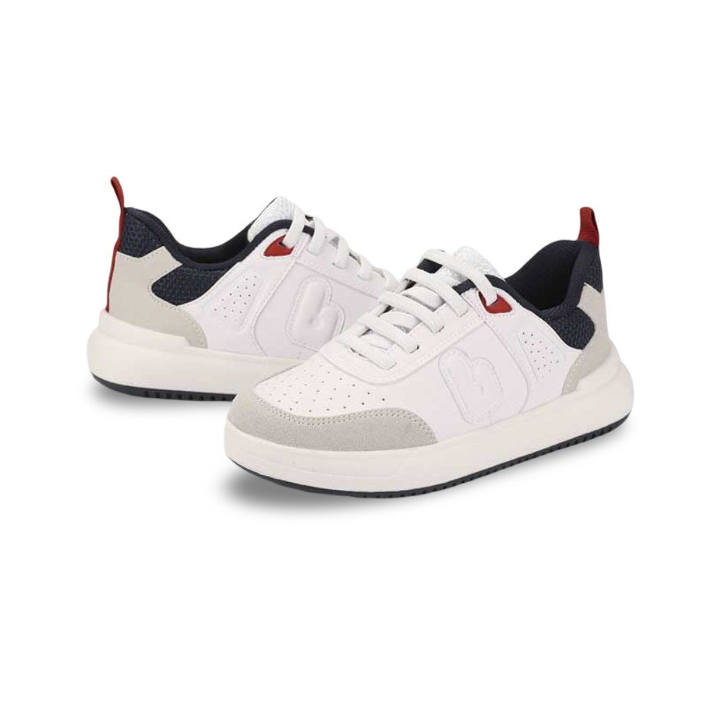 Tênis Infantil Menino Bibi B College Branco Marinho Rubi Branco 5