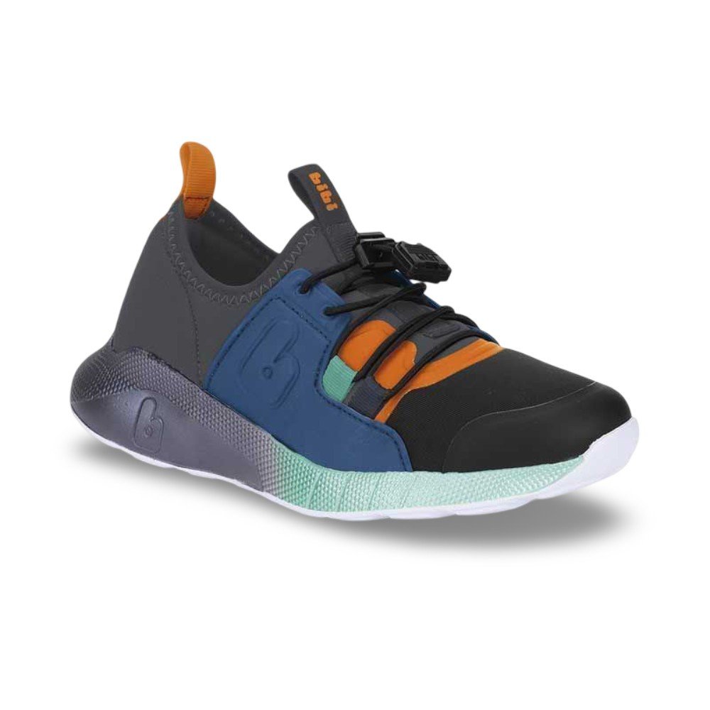 Tênis Infantil Menino Bibi Evolution II Cinza com Azul