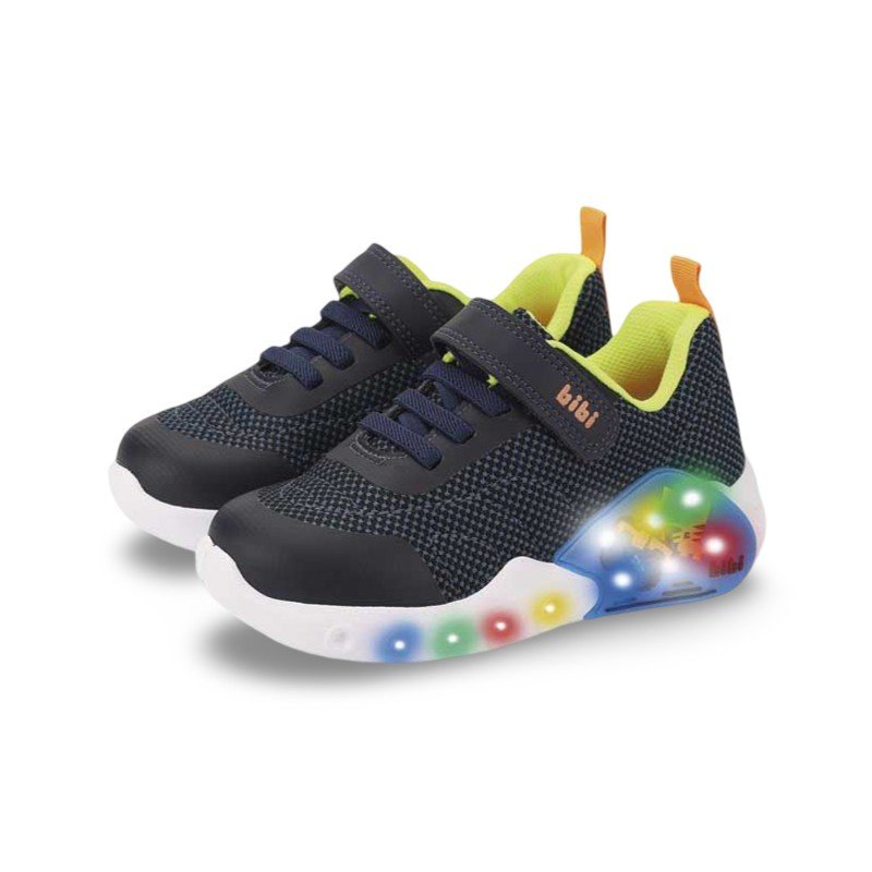 Tênis Infantil Menino Bibi Fun Light Azul Marinho de Dinossauro Azul Marinho 2