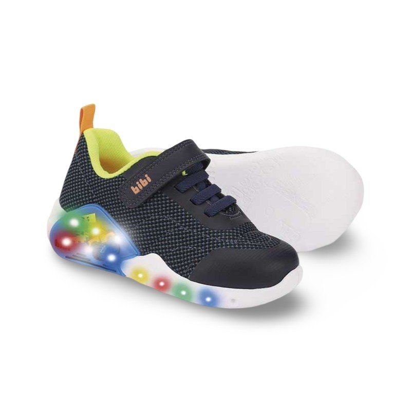 Tênis Infantil Menino Bibi Fun Light Azul Marinho de Dinossauro Azul Marinho 5