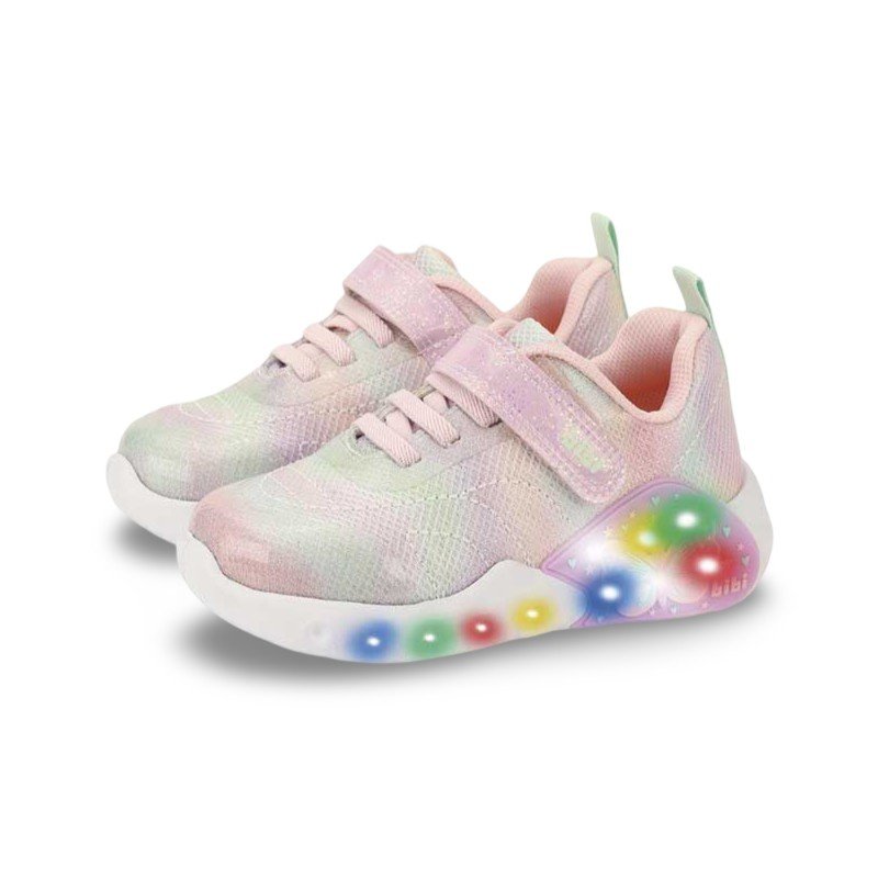 Tênis Infantil Menina Bibi Fun Light Rosa de Borboleta Rosa 2