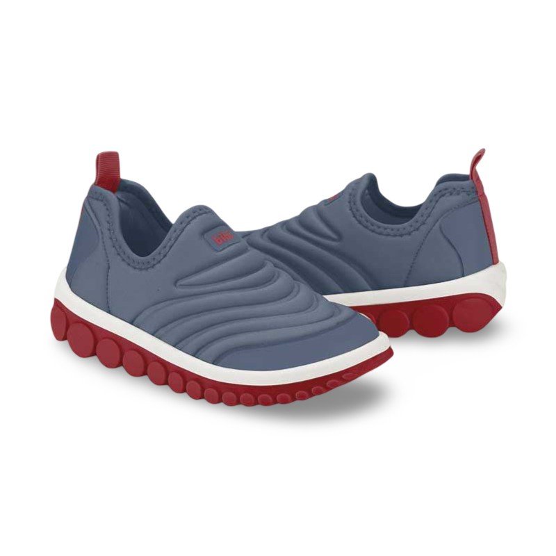 Tênis Infantil Menino Bibi Roller 2.0 Denim Rubi Azul 3