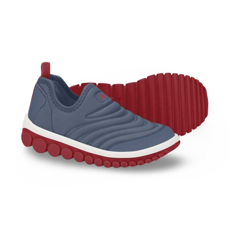 Tênis Infantil Menino Bibi Roller 2.0 Denim Rubi Azul 5