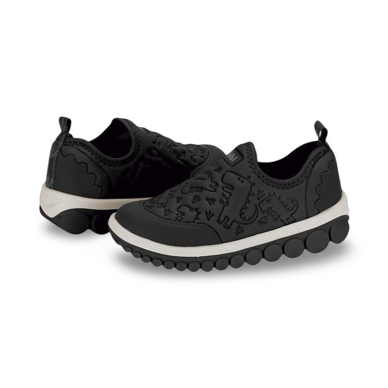 Tênis Infantil Menino Bibi Roller 2.0 Preto Dinossauro Preto 5