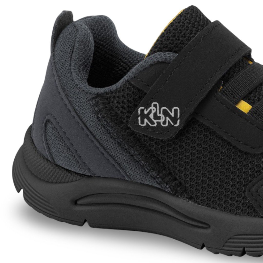 Tênis Infantil Menino Klin New Sport Mini Preto Amarelo Preto 2