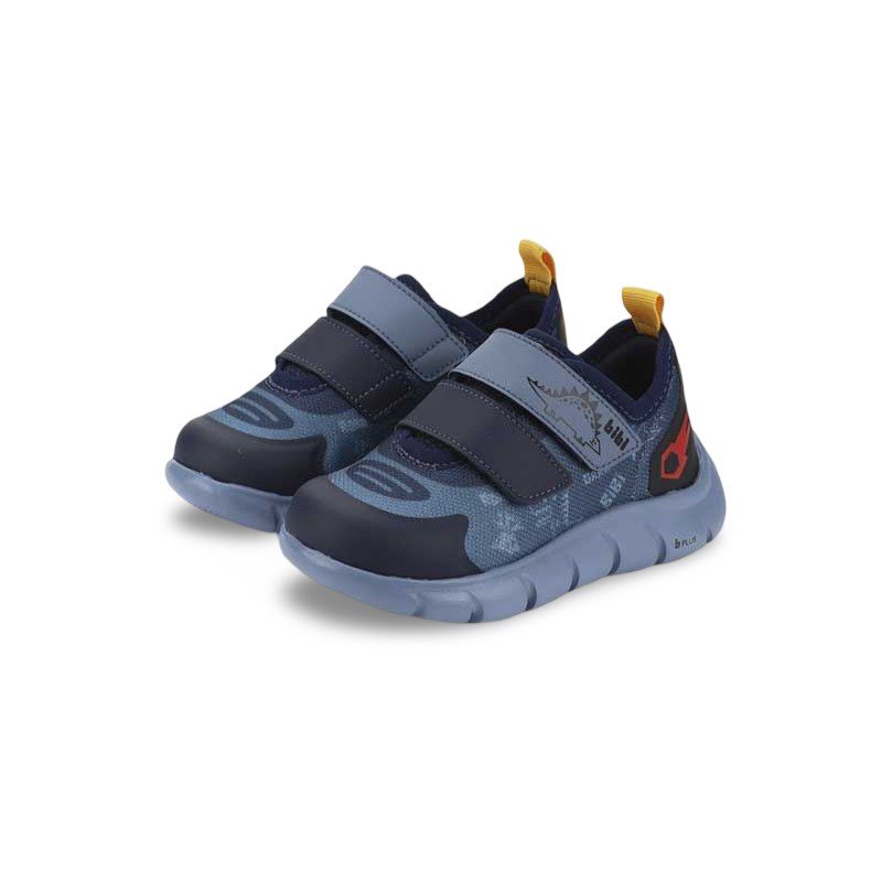 Tênis Infantil Menino Bibi Energy Baby 2.0 Marinho Azul Dinossauro Azul 2