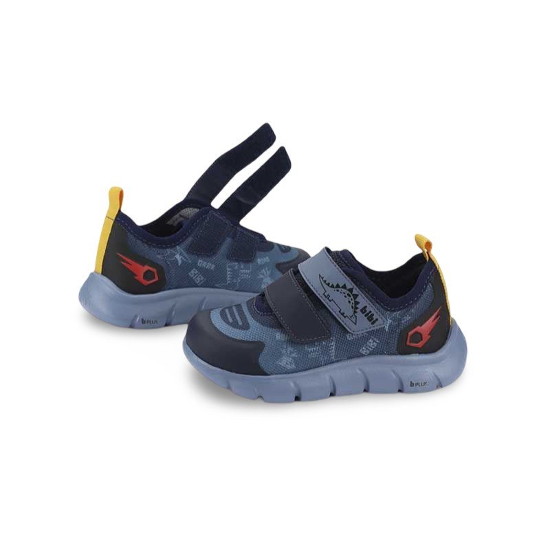 Tênis Infantil Menino Bibi Energy Baby 2.0 Marinho Azul Dinossauro Azul 3