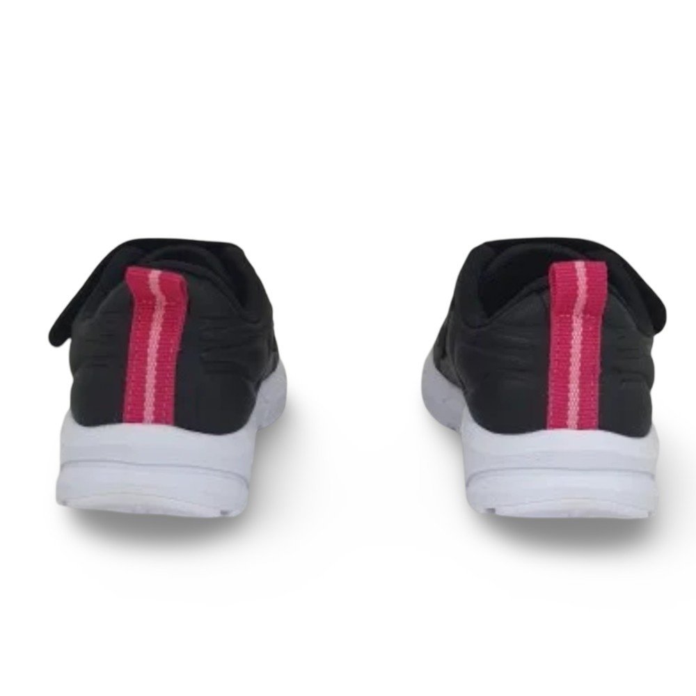 Tênis Infantil Menina Kidy Energy Baby Respitec Preto Magenta Preto 4