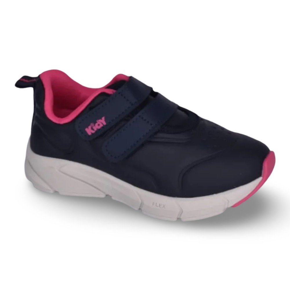 Tênis Infantil Menina Kidy Energy Baby Respitec Marinho Gloss Azul Marinho 4
