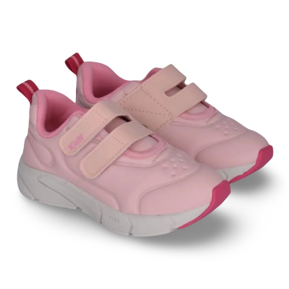 Tênis Infantil Menina Kidy Energy Baby Respitec Rosa Pink Rosa 2