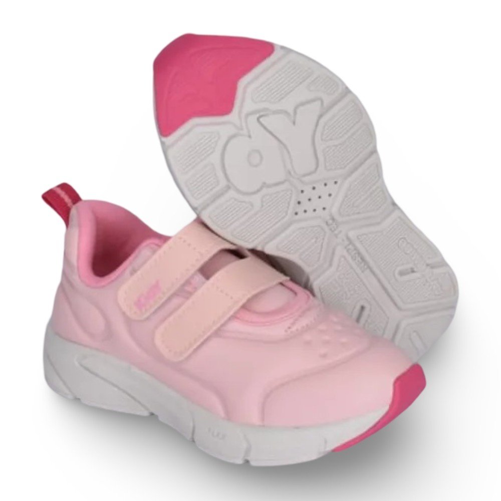 Tênis Infantil Menina Kidy Energy Baby Respitec Rosa Pink Rosa 4