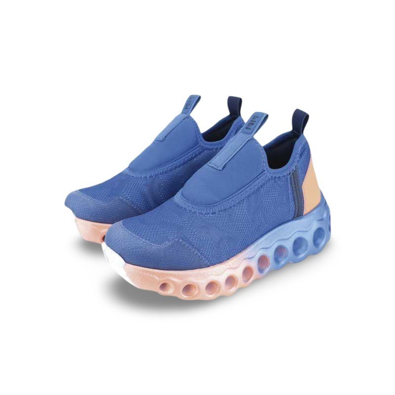 Tênis Infantil Menino Bibi Roller Sport Azul com Laranja Azul 2