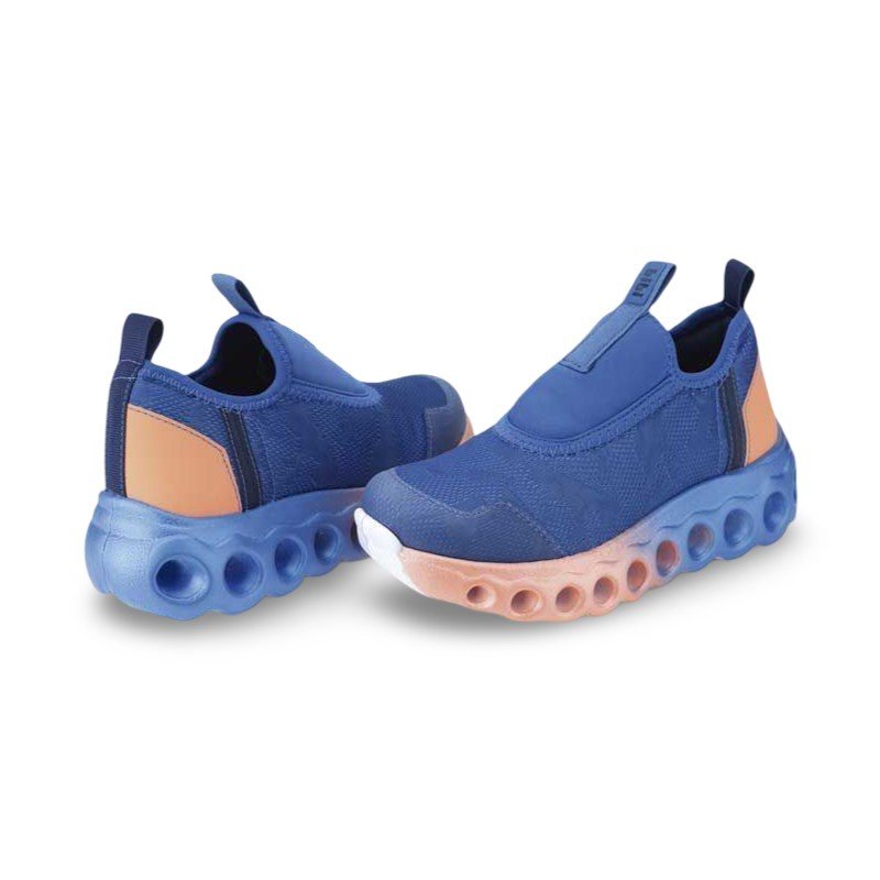 Tênis Infantil Menino Bibi Roller Sport Azul com Laranja Azul 3