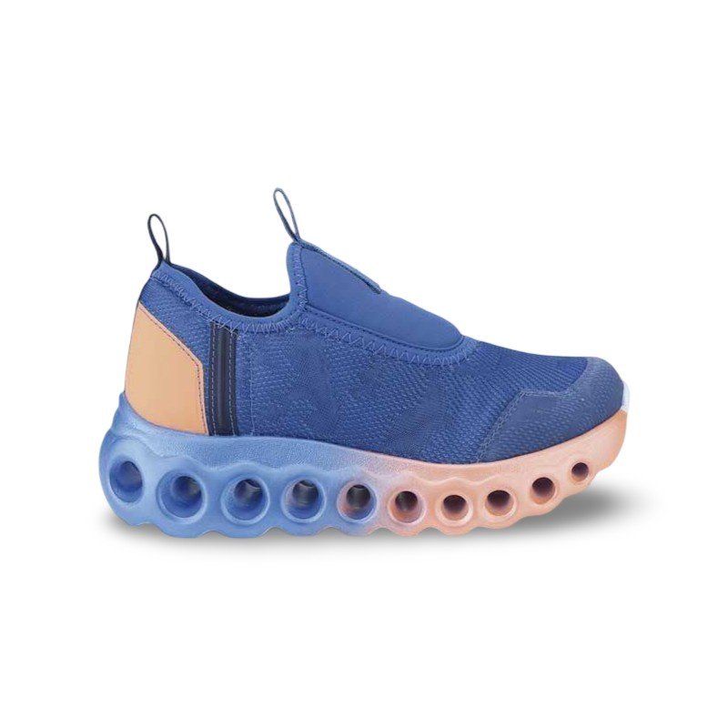 Tênis Infantil Menino Bibi Roller Sport Azul com Laranja Azul 5