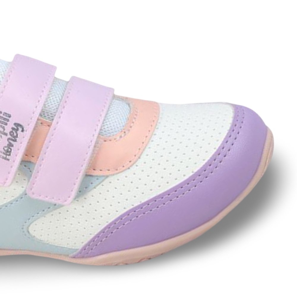 Tênis Infantil Menina Pampili New Honey Colorido Lilás Rosa Multicores 2