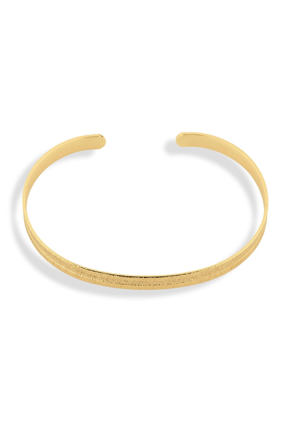 Bracelete Semijoia Fosco Dourado Banhado a Ouro 18K Dourado 1