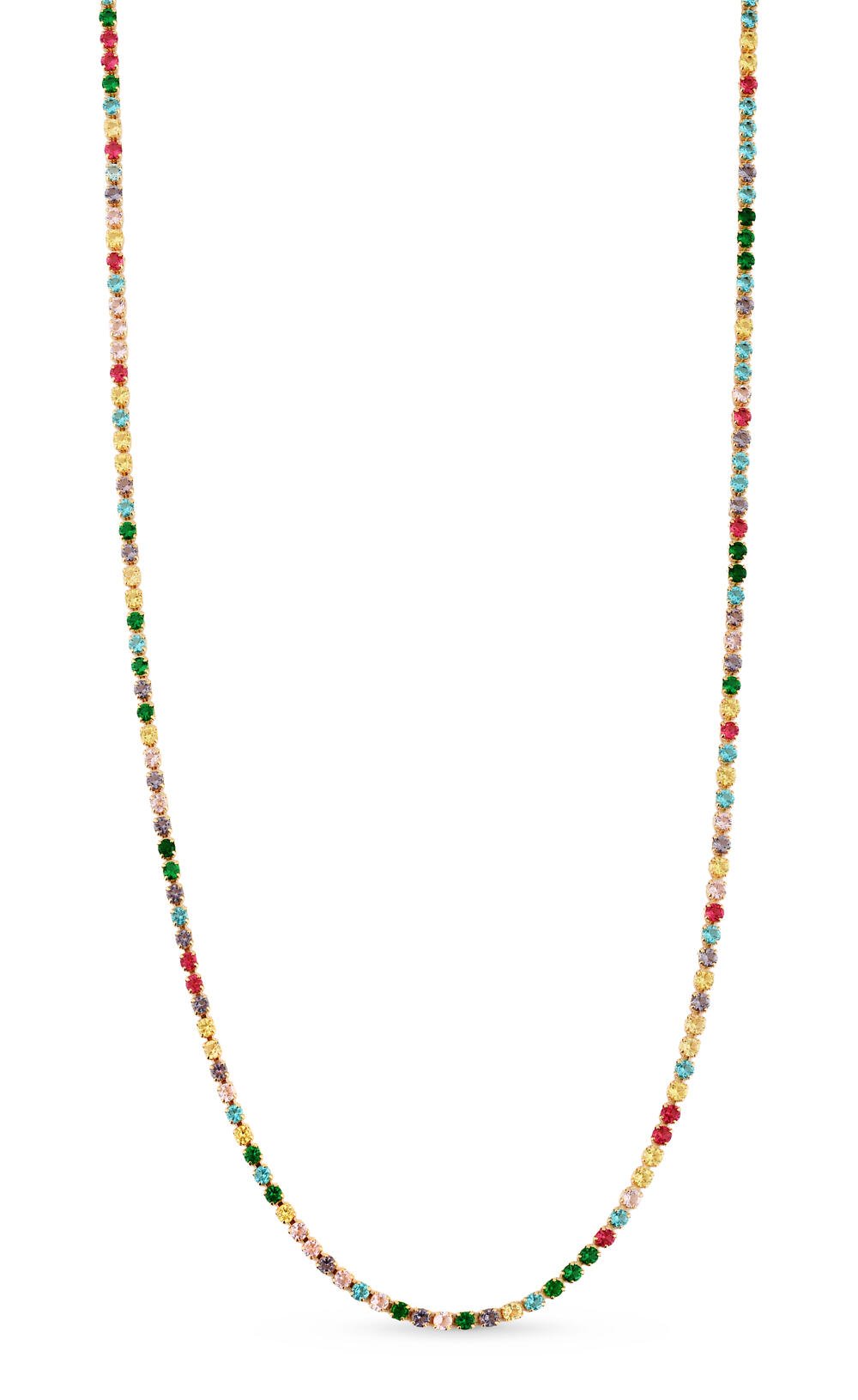 Riviera Microzircônias Coloridas Banhado Ouro 18k