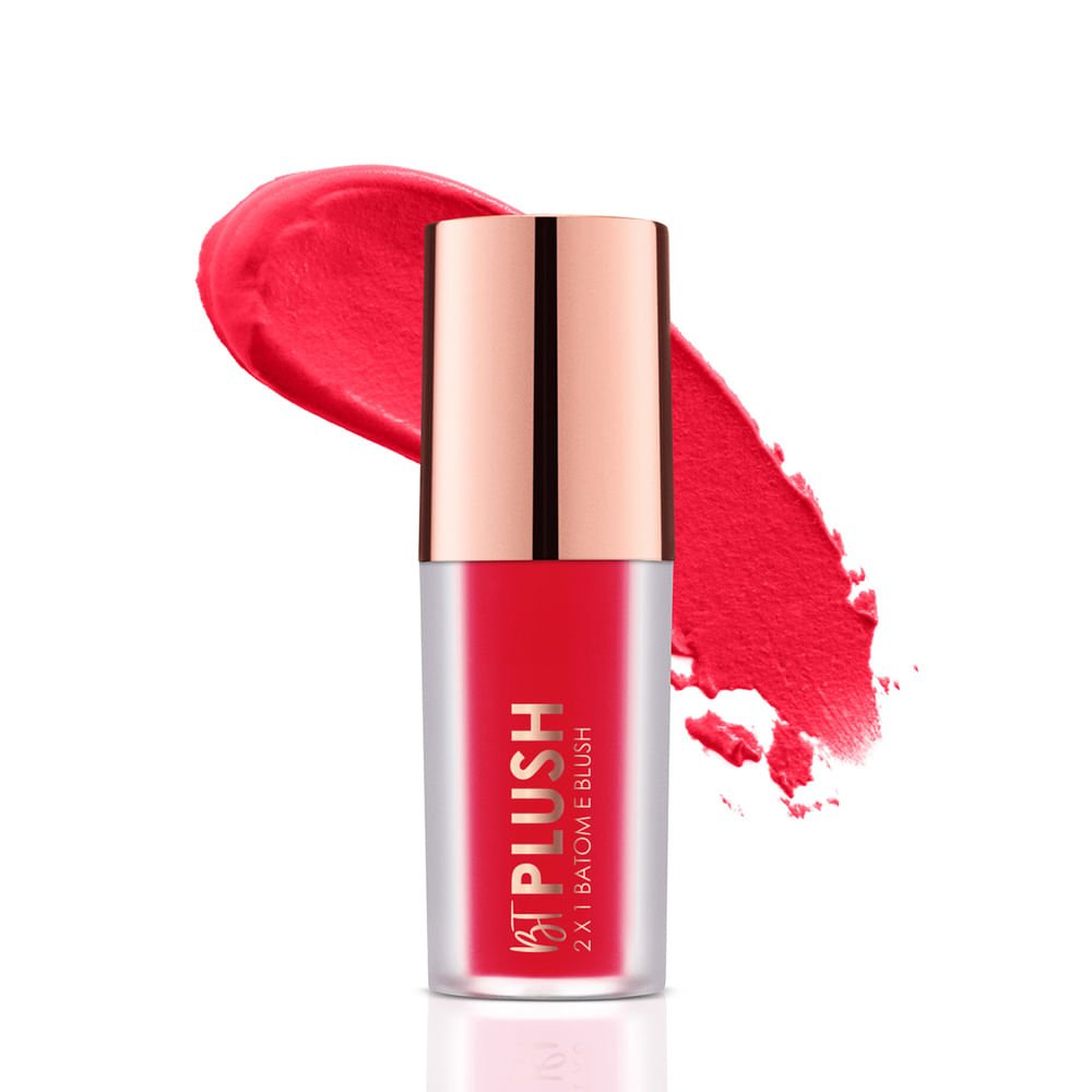 Batom e Blush BT Plush - Bruna Tavares Ruby 1