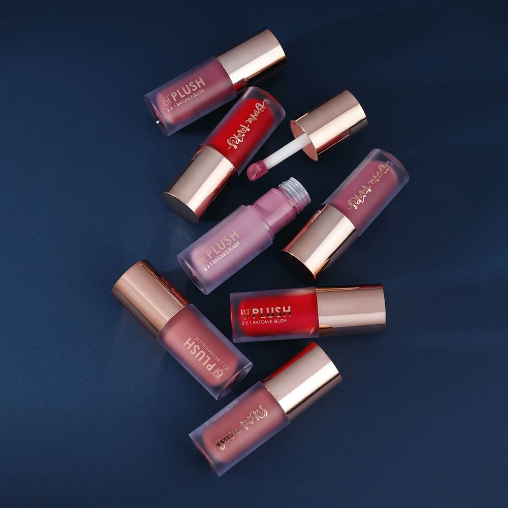 Batom e Blush BT Plush - Bruna Tavares Ruby 3