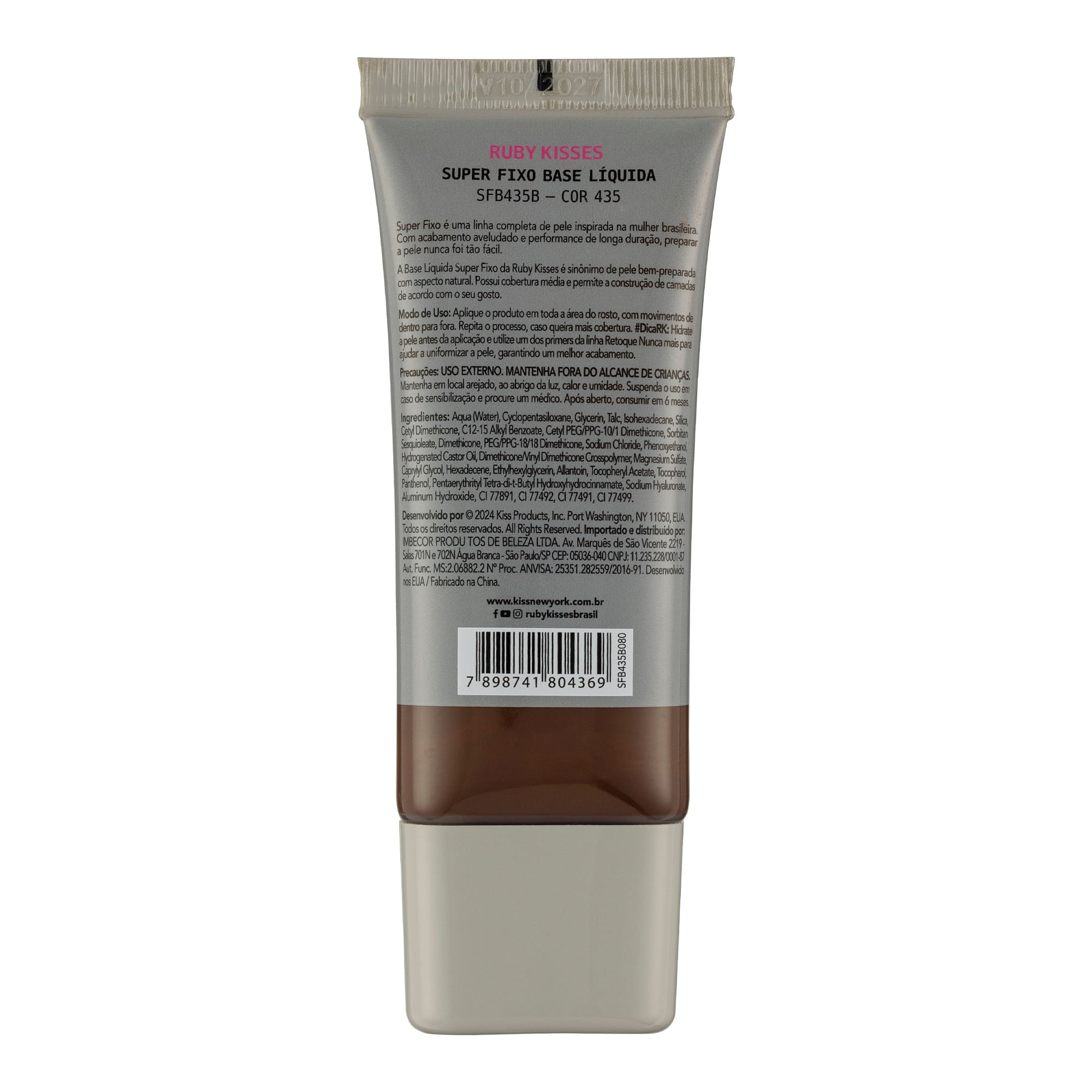 Base Líquida Super Fixo - Ruby Kisses Cor 435 6