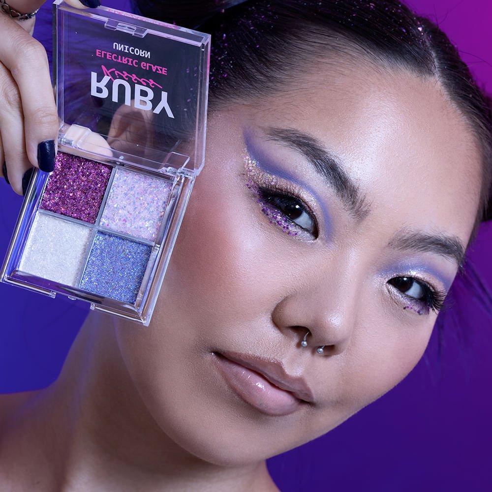 Paleta de Sombras Glitter Unicorn - Ruby Kisses ÚNICO 3