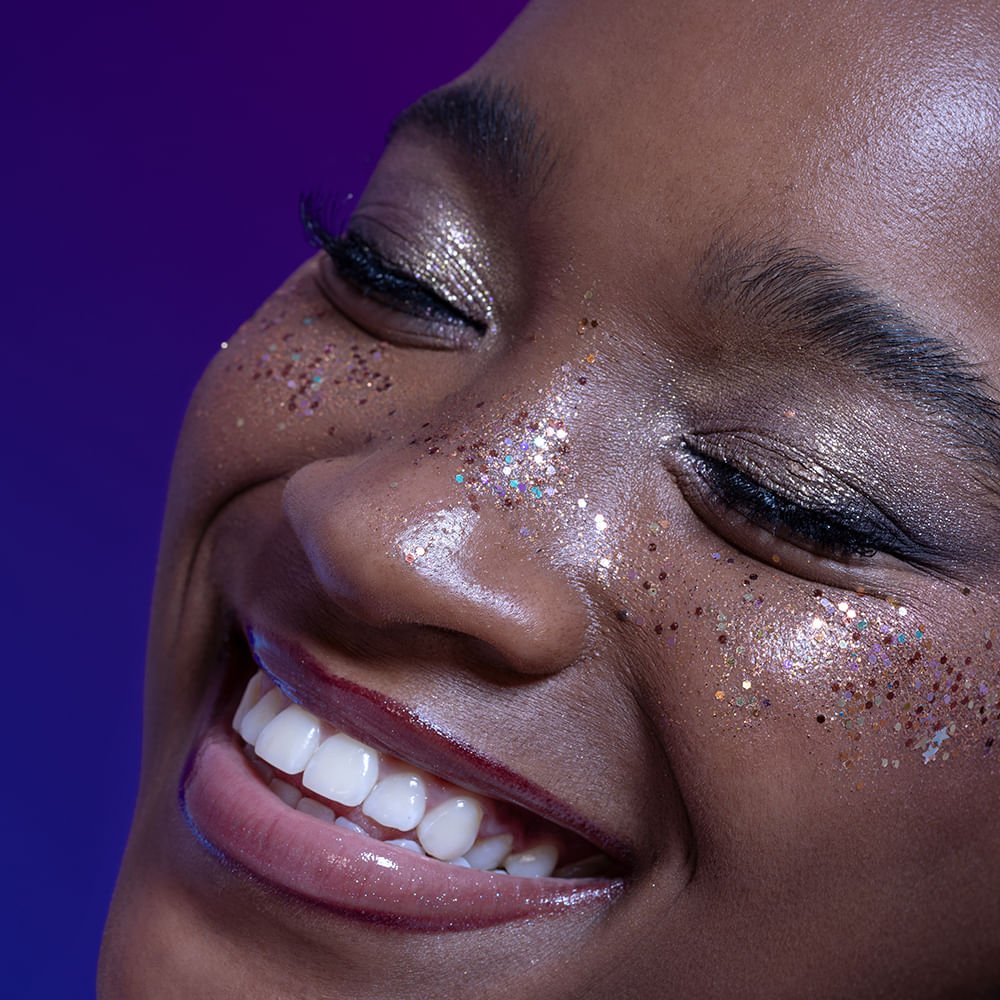 Paleta de Sombras Glitter Blush Gold - Ruby Kisses Marrom 3