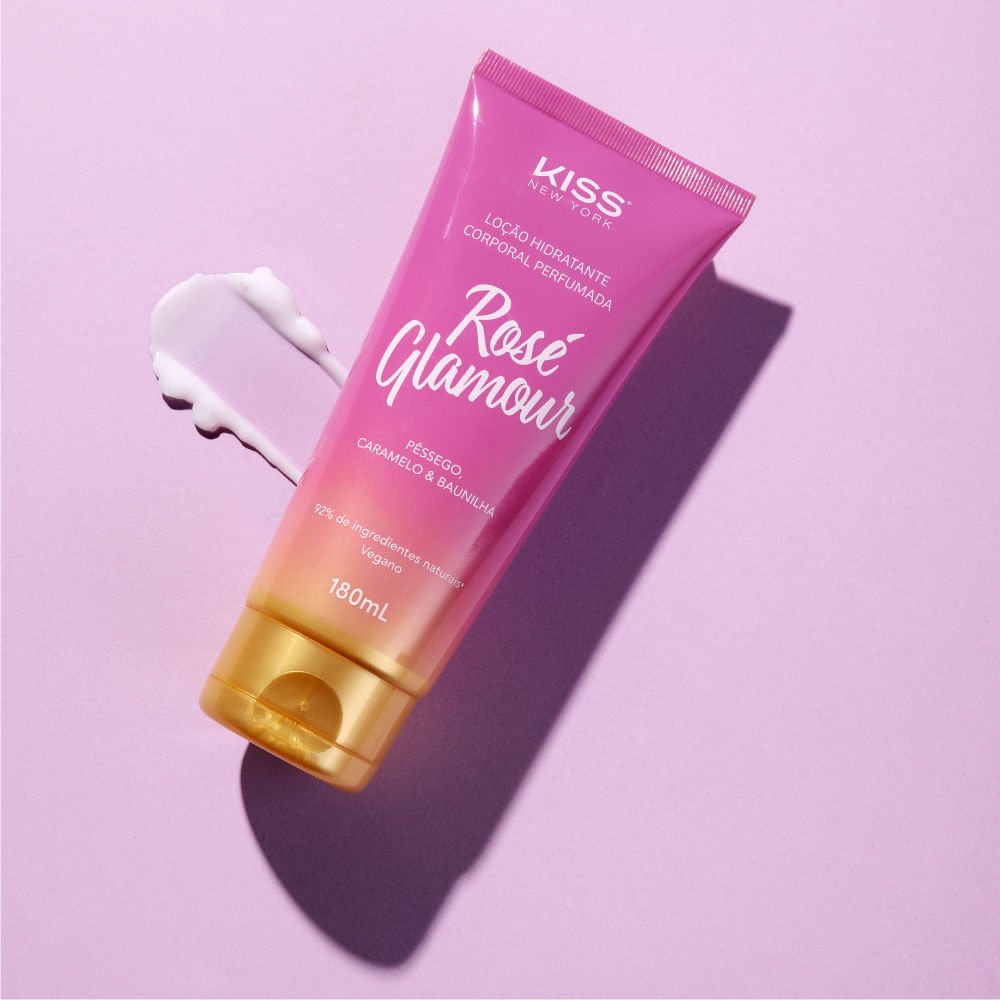 Loção Corporal Rose Glamour - Kiss New York 180ml 2