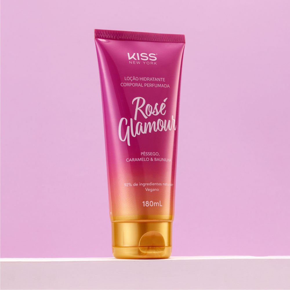 Loção Corporal Rose Glamour - Kiss New York 180ml 4