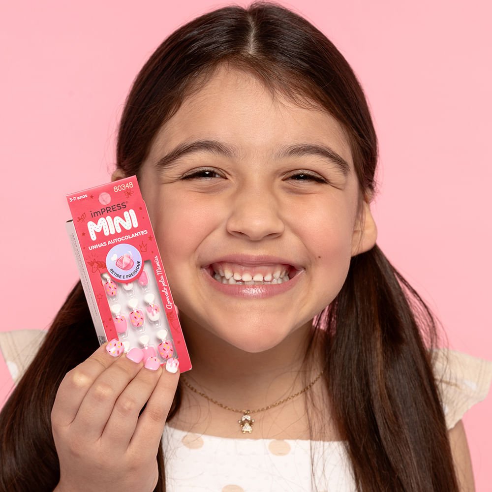 Unha Postiça imPress Mini Infantil Super Duper - Kiss New York ÚNICO 8