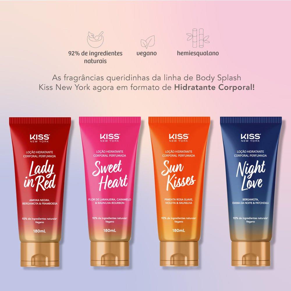 Loção Corporal Sun Kisses - Kiss New York 180ml 3