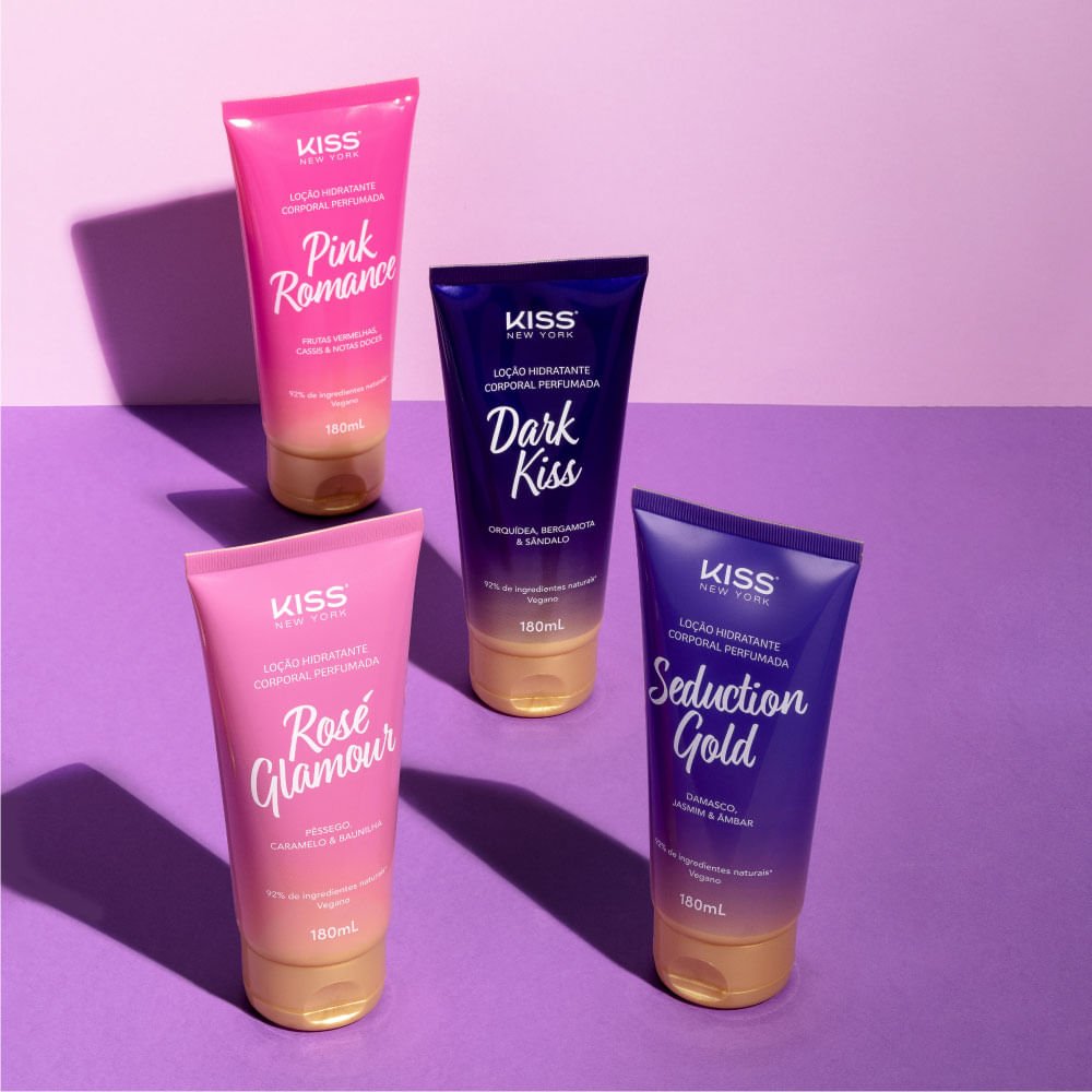 Loção Corporal Pink Romance - Kiss New York 180ml 5